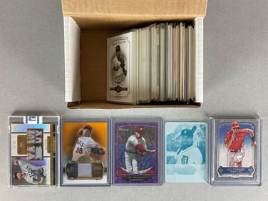 100+ 1990s - 2000 Baseball HOFs, Jersey, Rookies, and Serial Numbered Cards