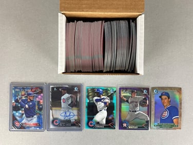 160+ 2016 Bowman Chrome and Topps Chrome Chicago Cubs Cards with Rookies, Autos, and Inserts