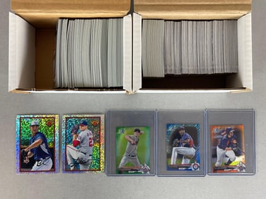 330+ 2013 - 17 Bowman Chrome and Bowman Chrome Mini Baseball Cards with Rookies and Inserts