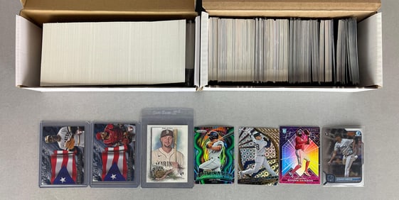 600+ 2022 Bowman Chrome, Panini, Allen and Ginter Baseball Cards with Rookies