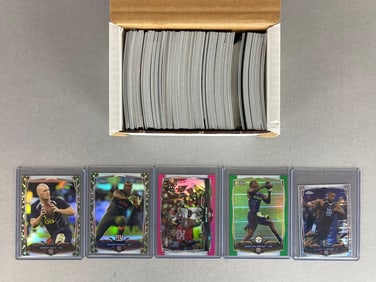 200+ 2014 Topps Chrome Football Cards with Rookies, Stars, and Refractors