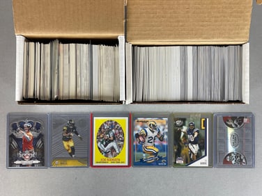 700+ 2000 - 21 Football Cards with HOFs, Rookies, Stars, Serial Numbered, and Inserts