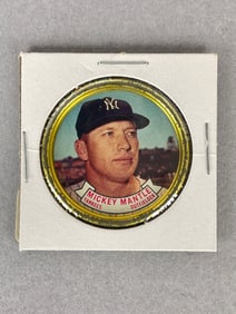 1964 Topps Coin Mickey Mantle and 1958 - 61 Jay Bud Photos Don Drysdale Type 1 PSA 7