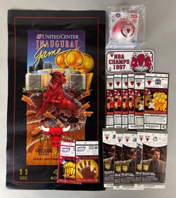 1990s Chicago Bulls Tickets and Memorabilia