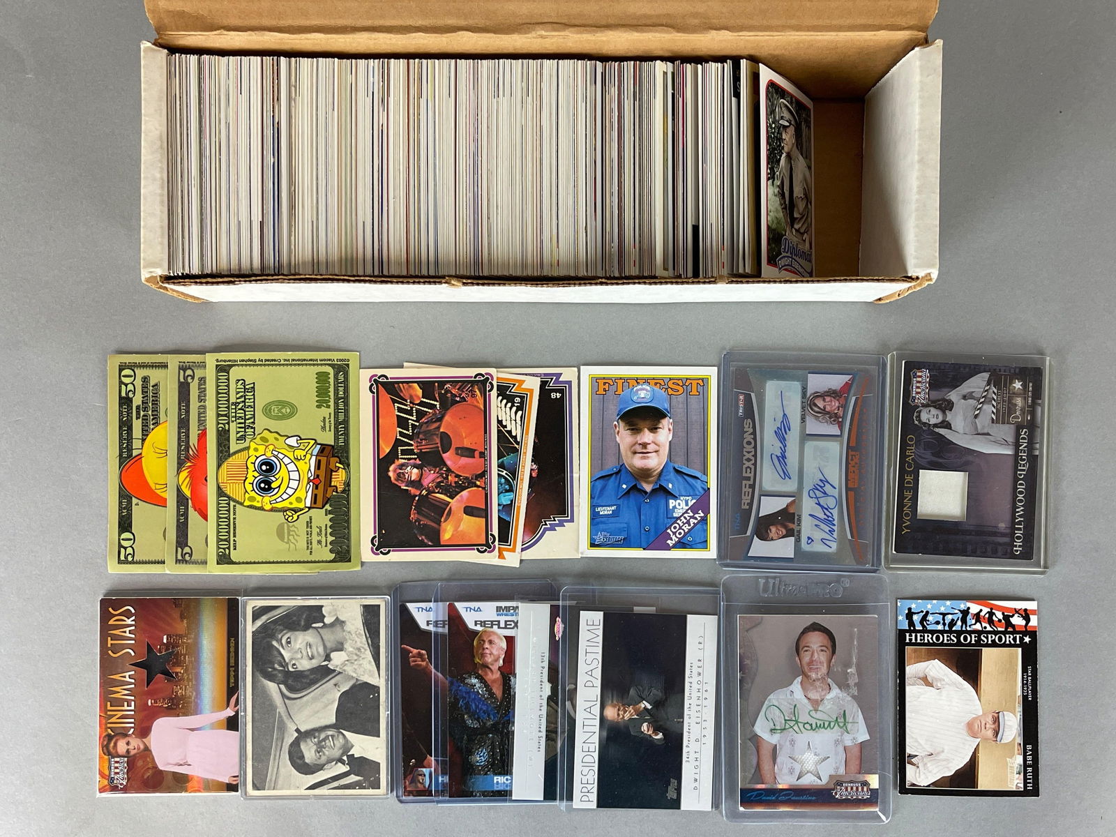 380+ 1960 - 2000s Sports and Non Sports Cards with Joe Fraizer Auto and Others (1 of 3)