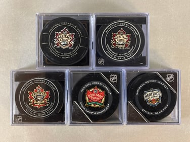 5 - 2011 - 22 NHL Heritage Classic Official Game Pucks