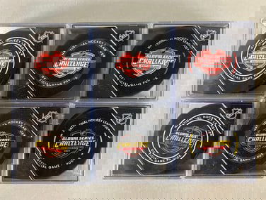6 - 2018 - 22 NHL Global Series Challenge Official Game Pucks