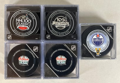 5 - 2003 - 21 Official NHL Commemorative Pucks