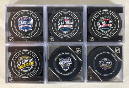 6 - 2015 - 22 Official NHL Stadium Series Game Pucks