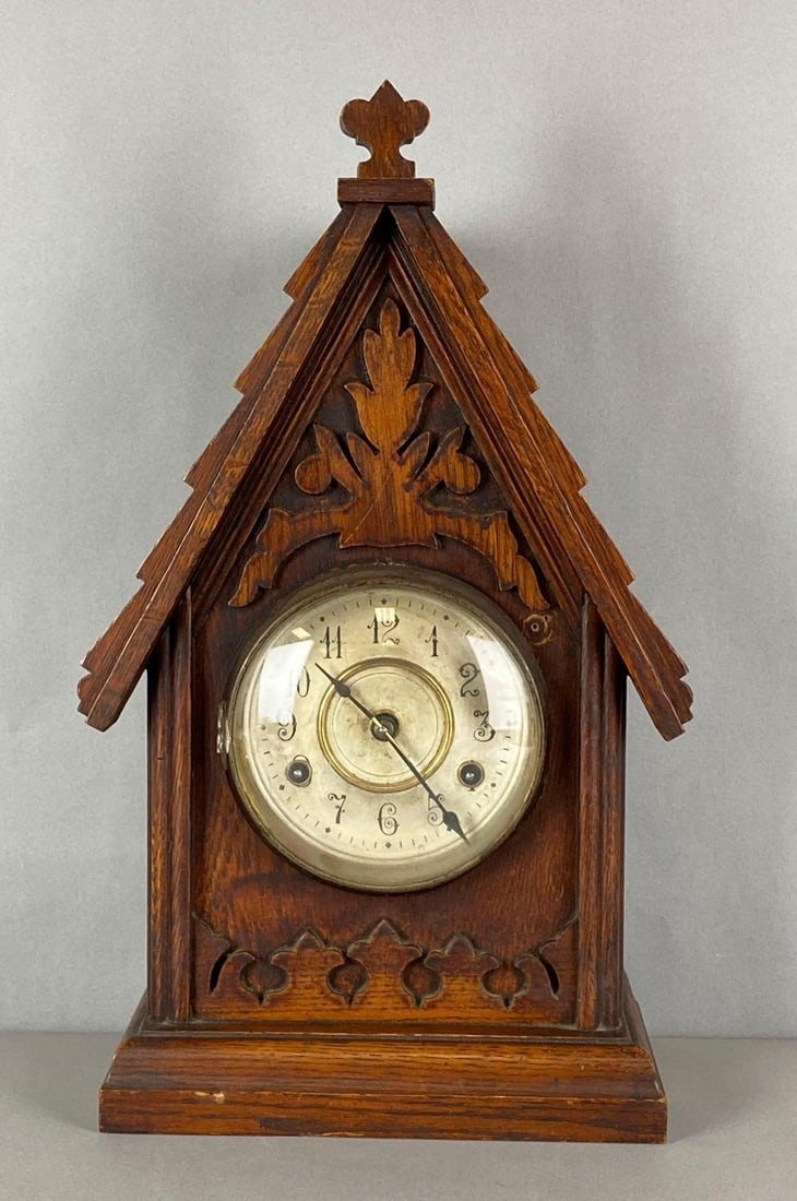 Antique Handmade Mantel Clock (1 of 6)