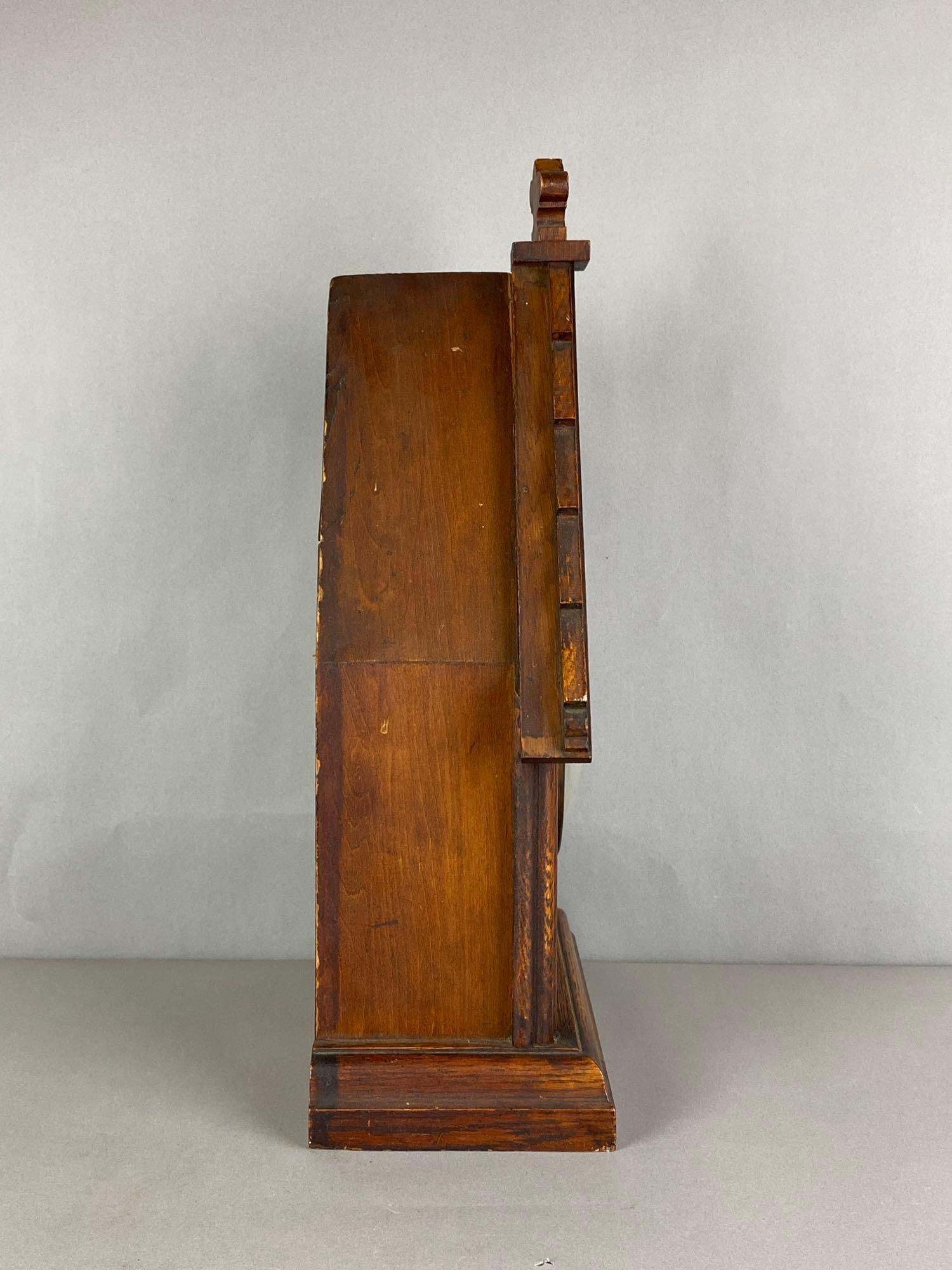 Antique Handmade Mantel Clock - 2