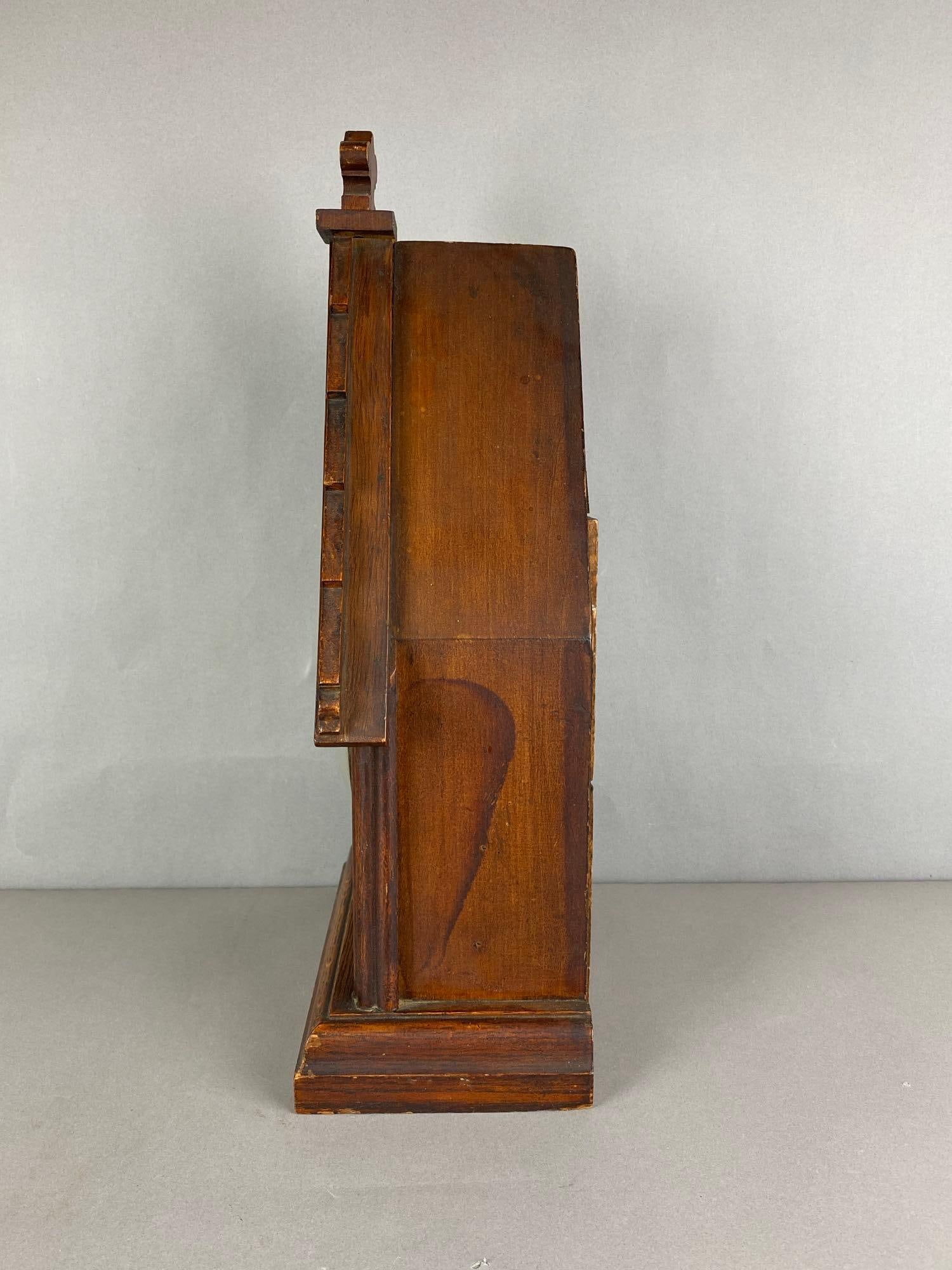 Antique Handmade Mantel Clock - 3