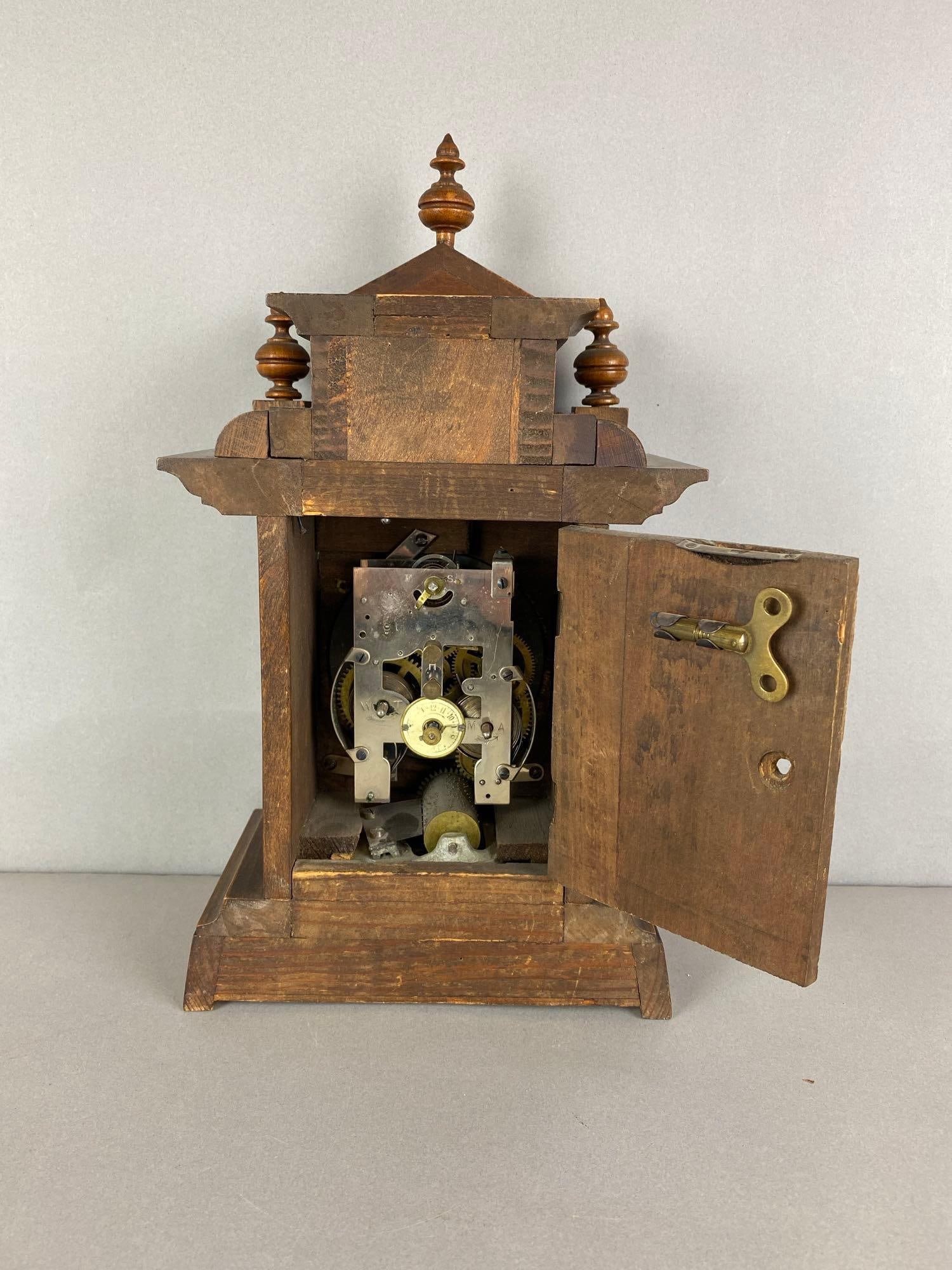 Antique Mantel Clock - 5