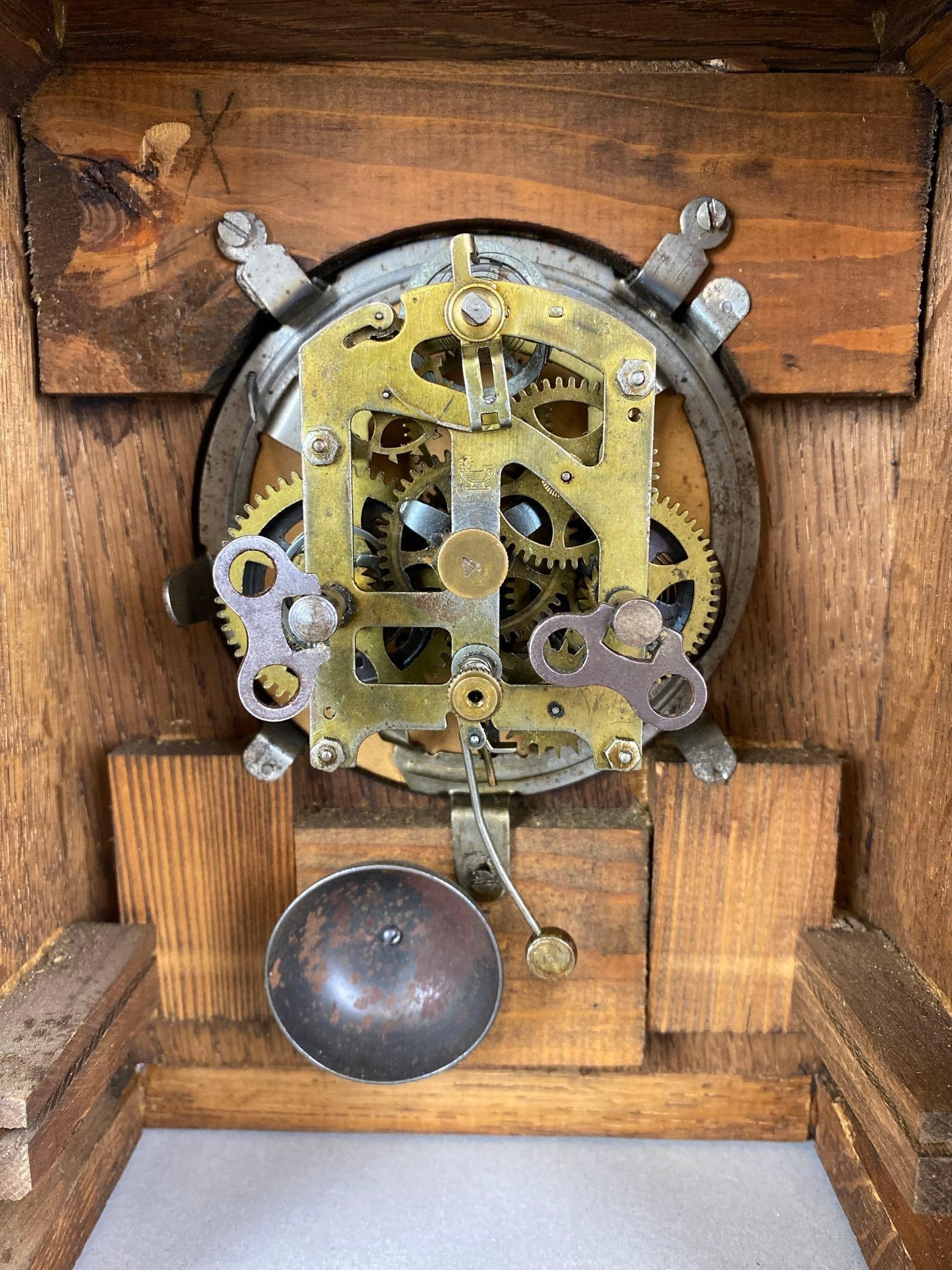 Antique Mantel Clock - 6