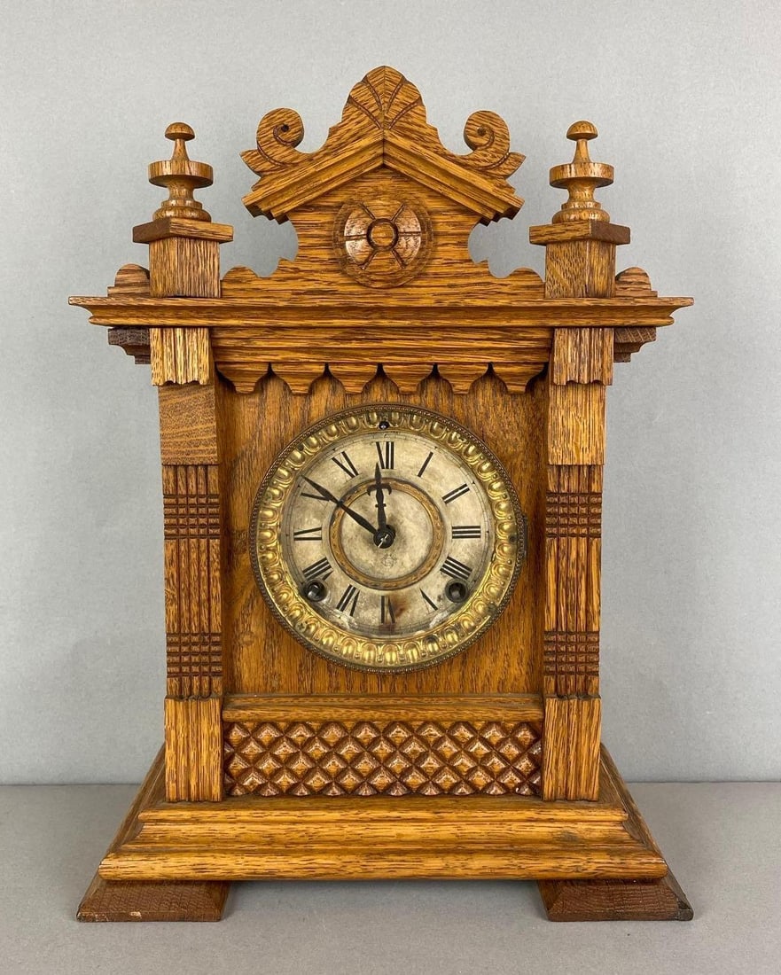 Antique Ansonia Clock Co Mantel Clock (1 of 7)