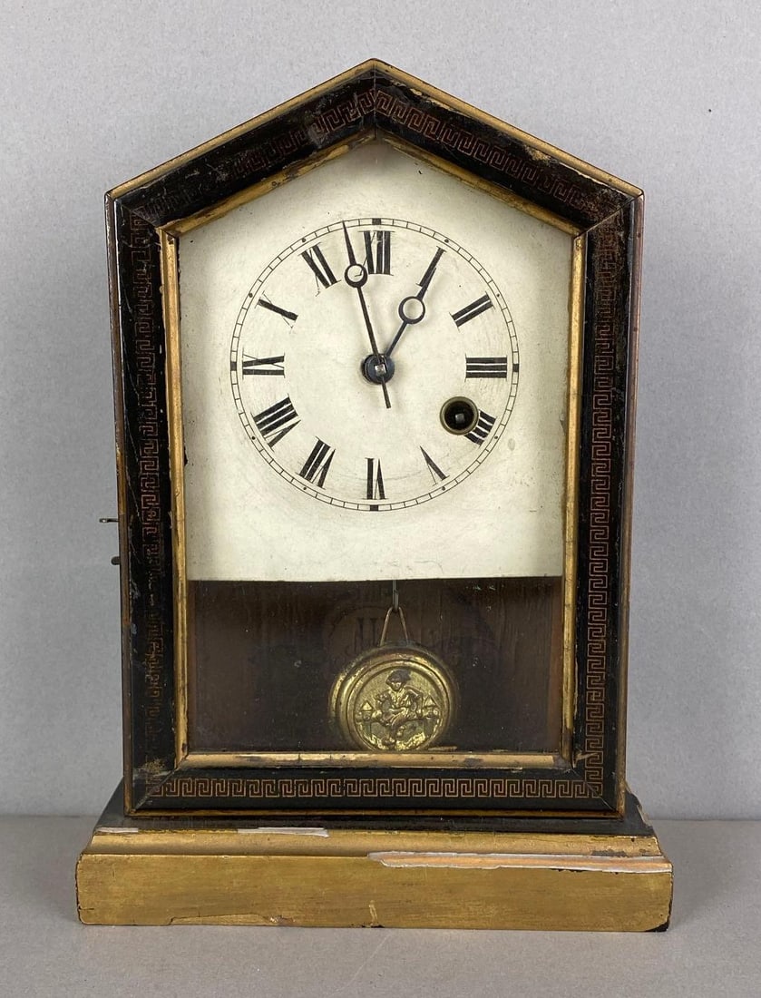 Antique Fellheimer Merzbach and Lang Mantel Clock (1 of 7)