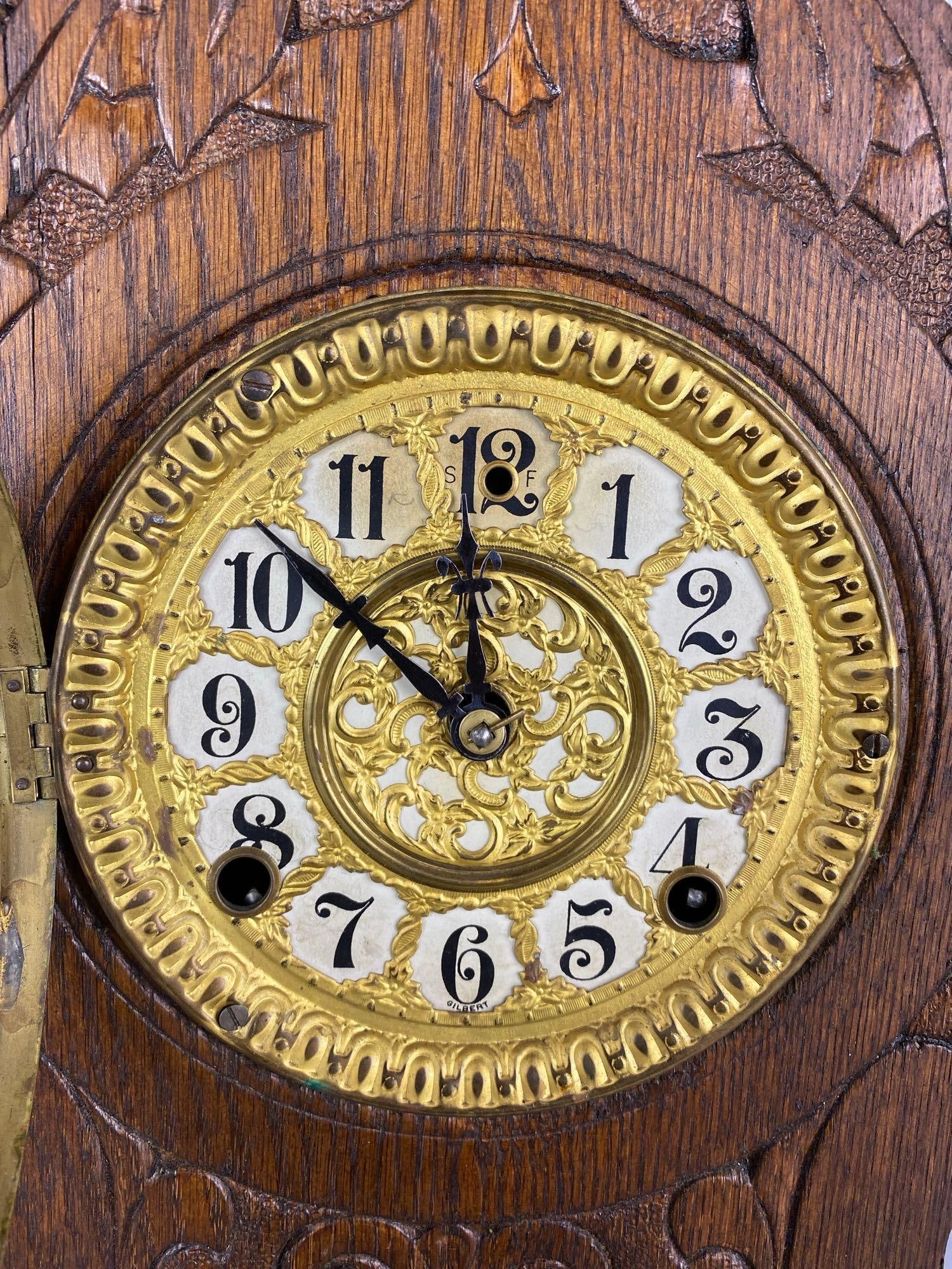 Antique Mantel Clock - 3