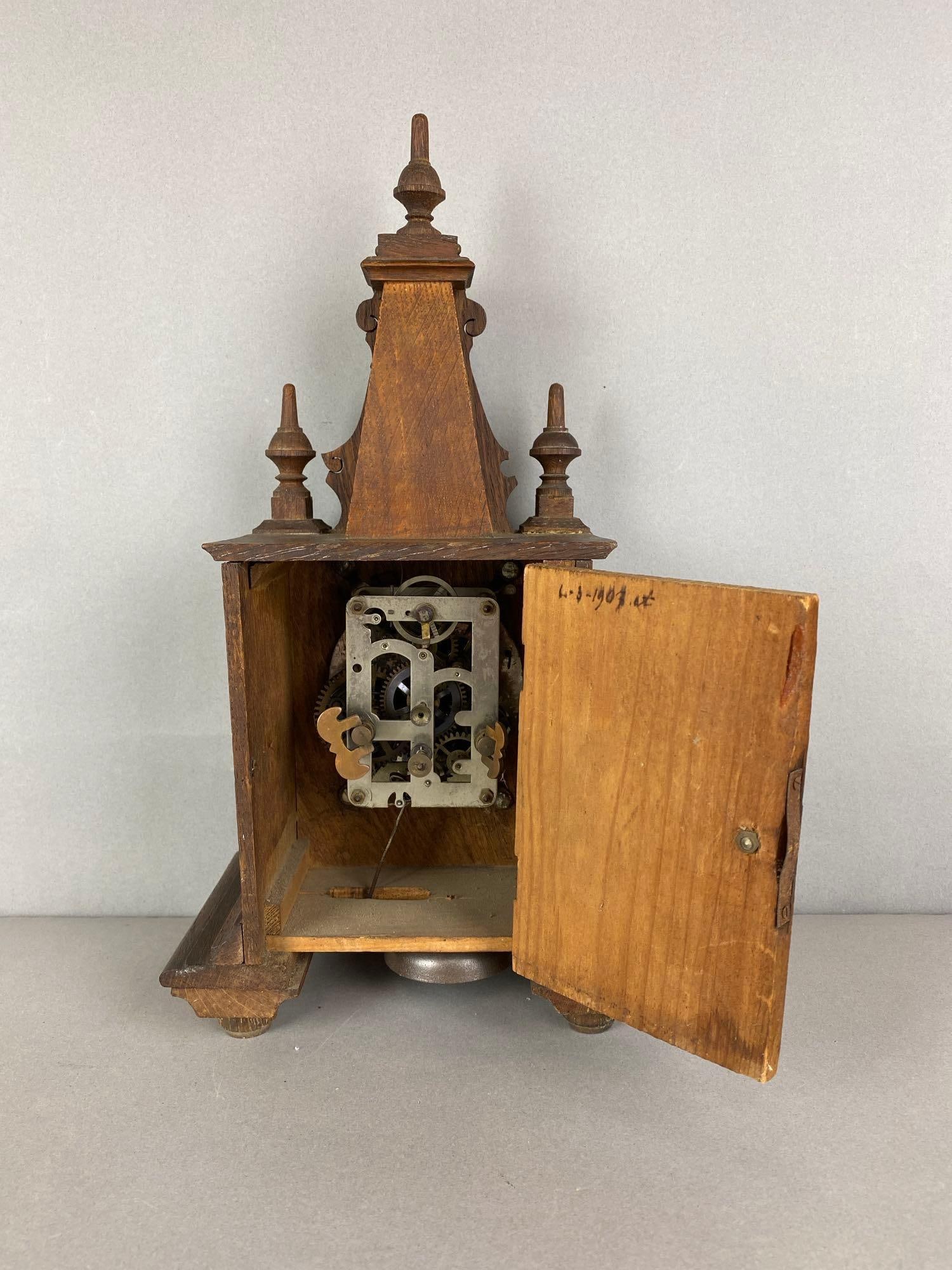 Antique Mantel Clock - 6