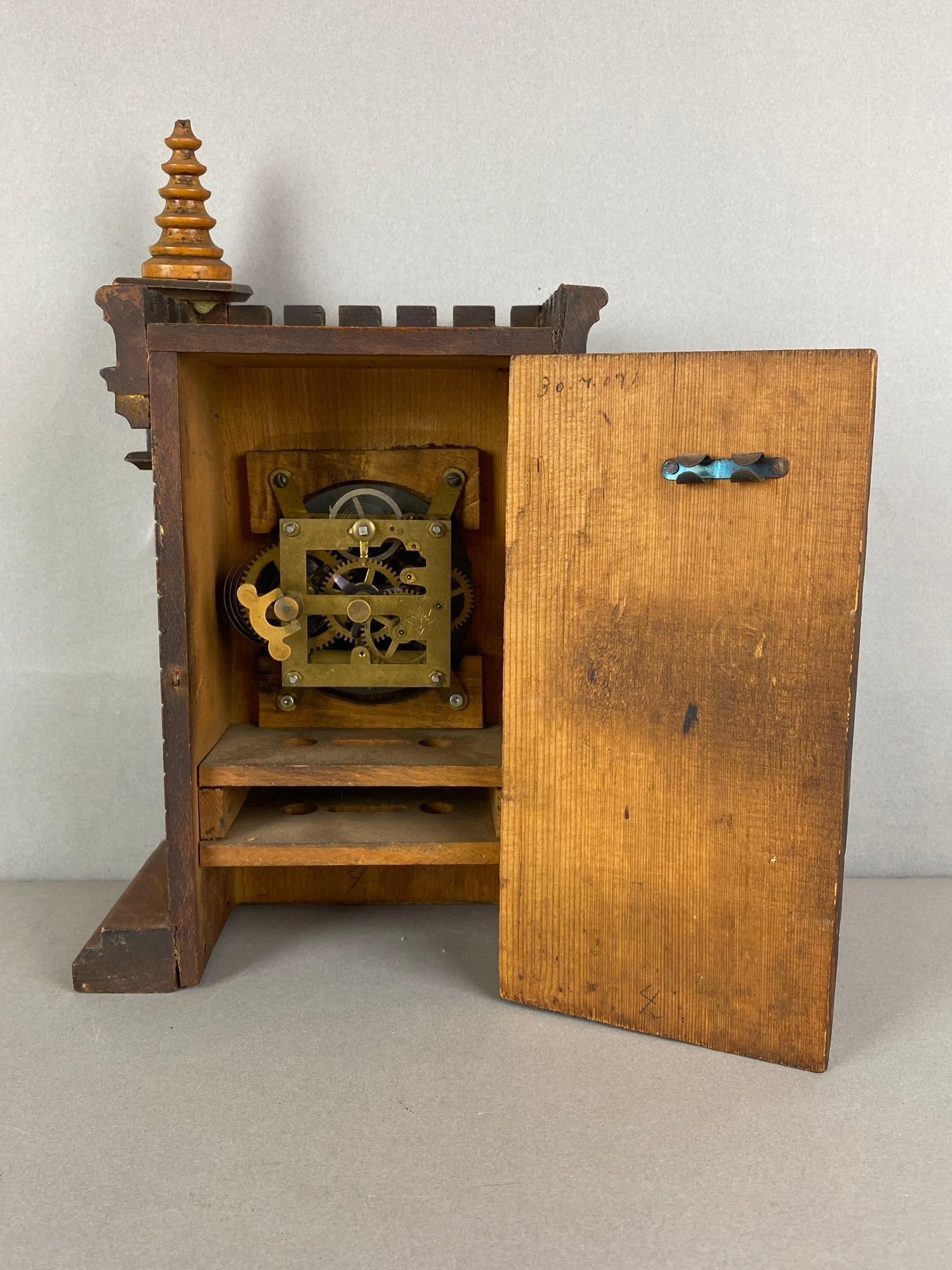 Antique Mantel Clock - 5