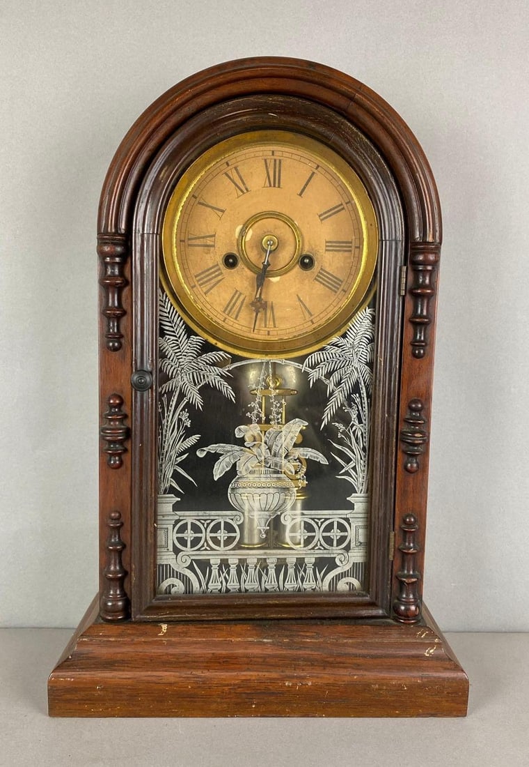 Antique Ansonia Clock Company Arcadian Mantel Clock (1 of 7)