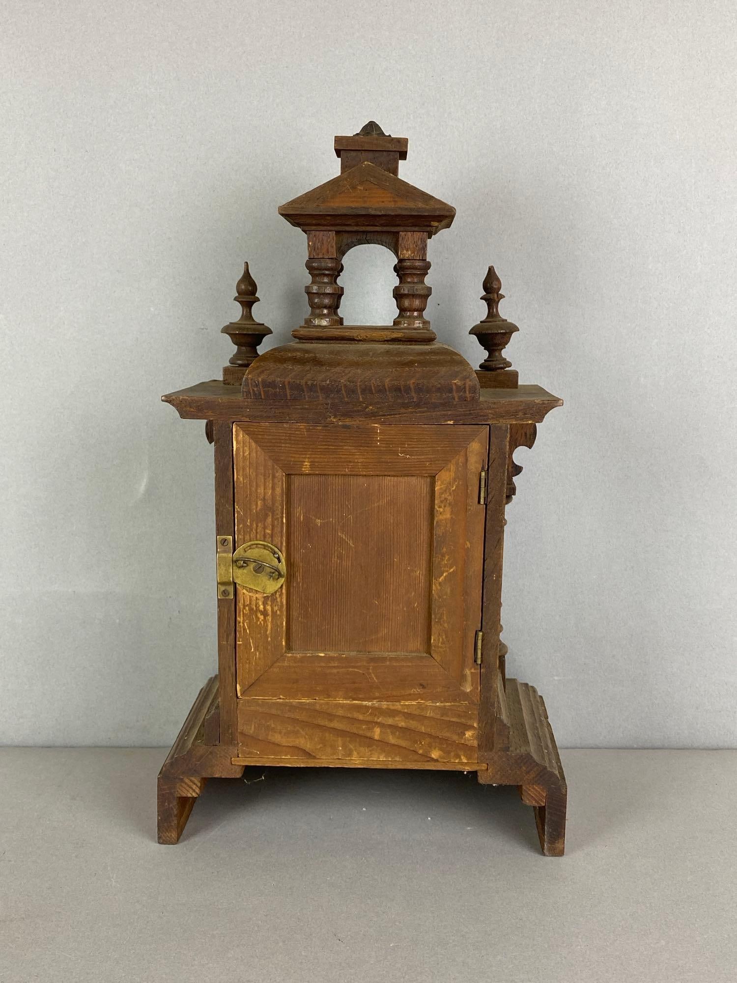 Antique Mantel Clock Case - 4