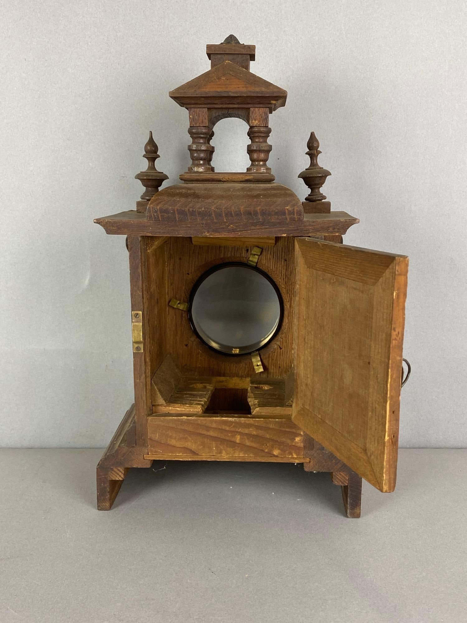 Antique Mantel Clock Case - 5