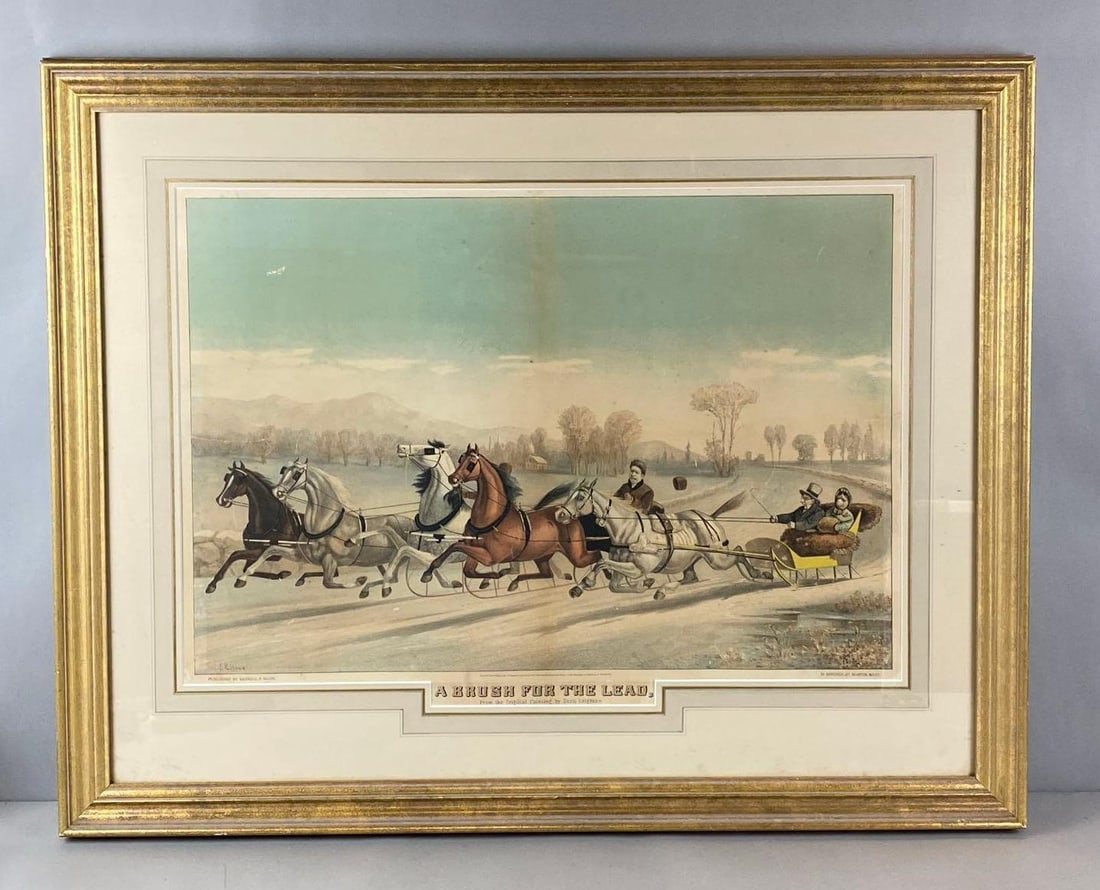 Haskell and Allen A Brush for the Lead Lithograph (1 of 5)