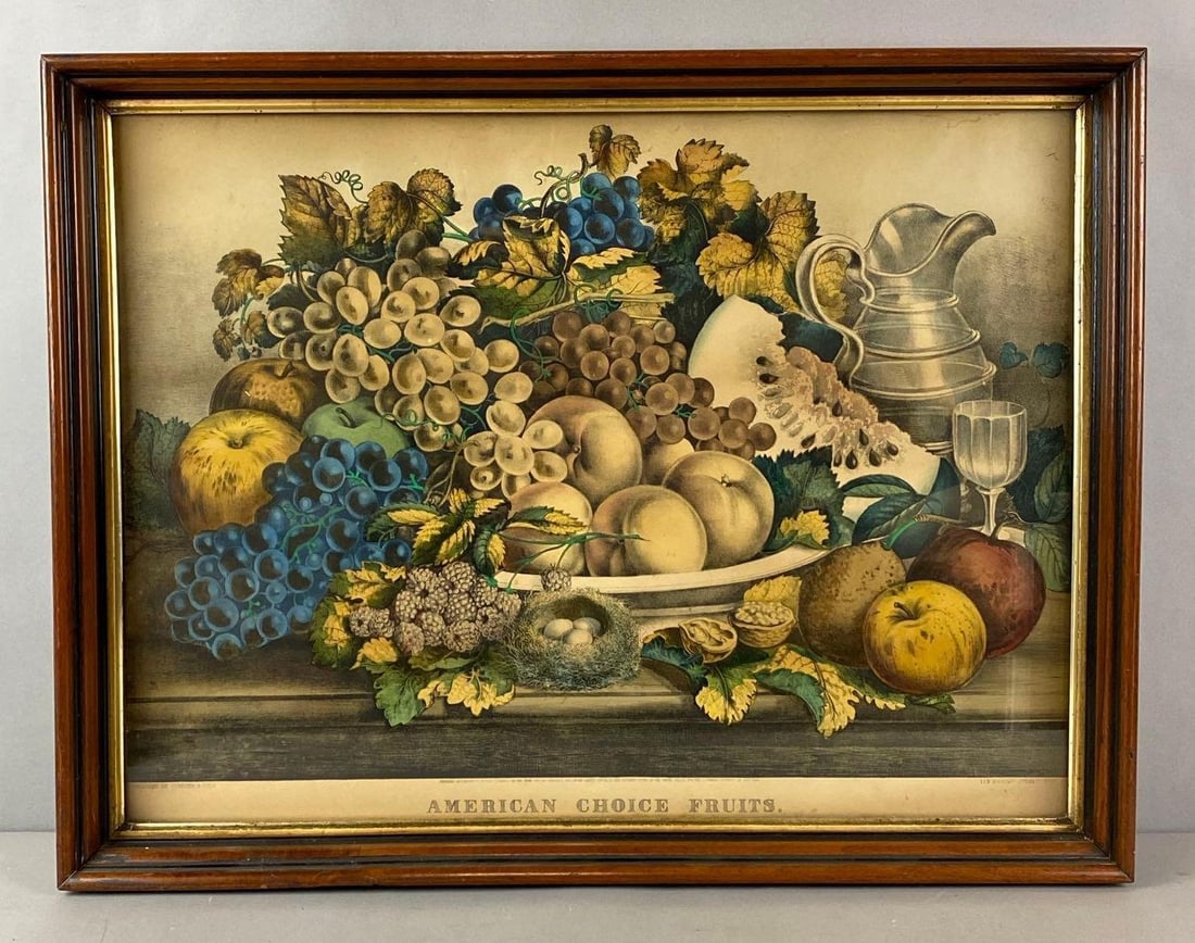 Currier and Ives American Choice Fruits Lithograph (1 of 5)