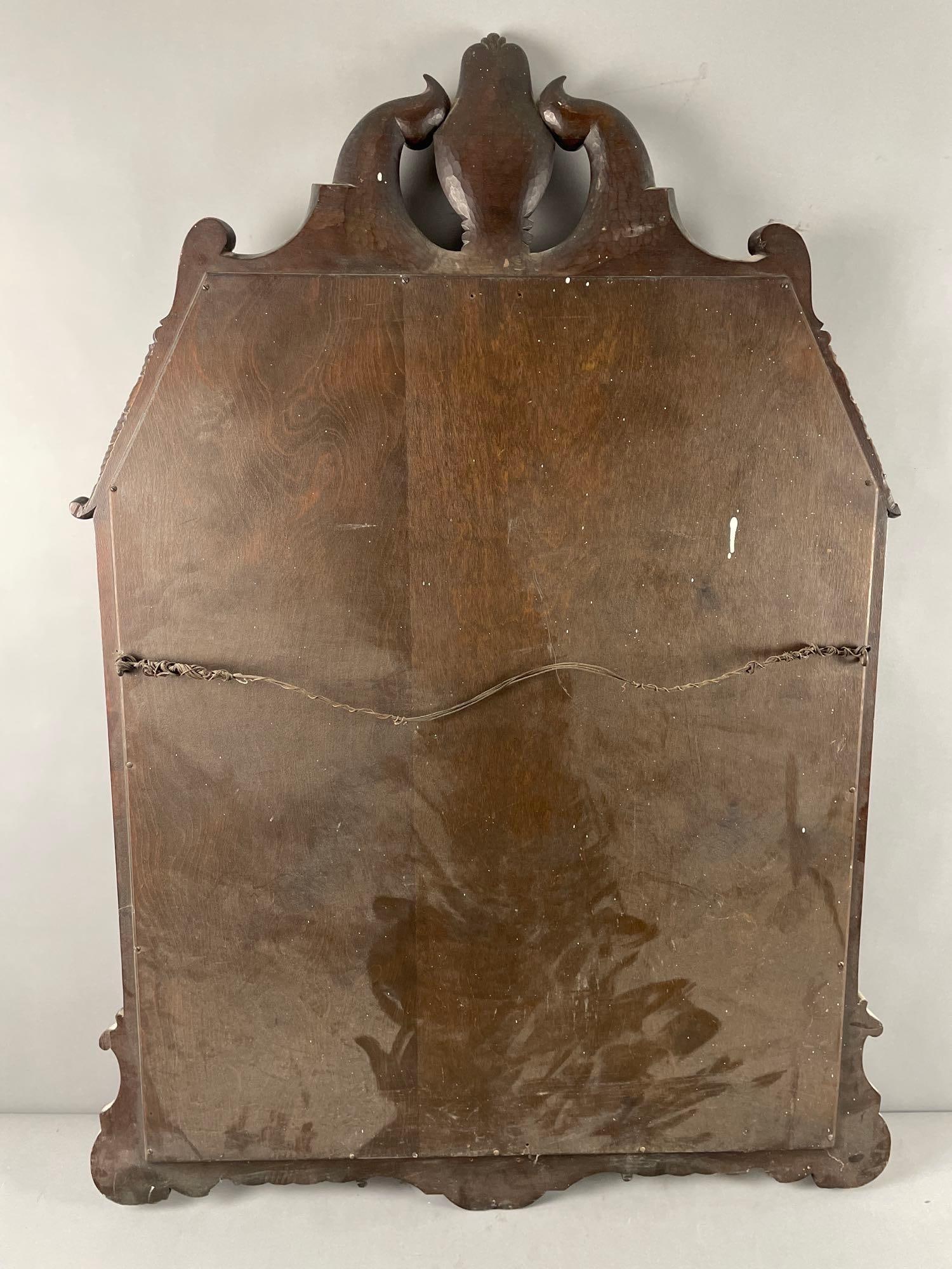 Antique Mirror with Decorative Frame - 2