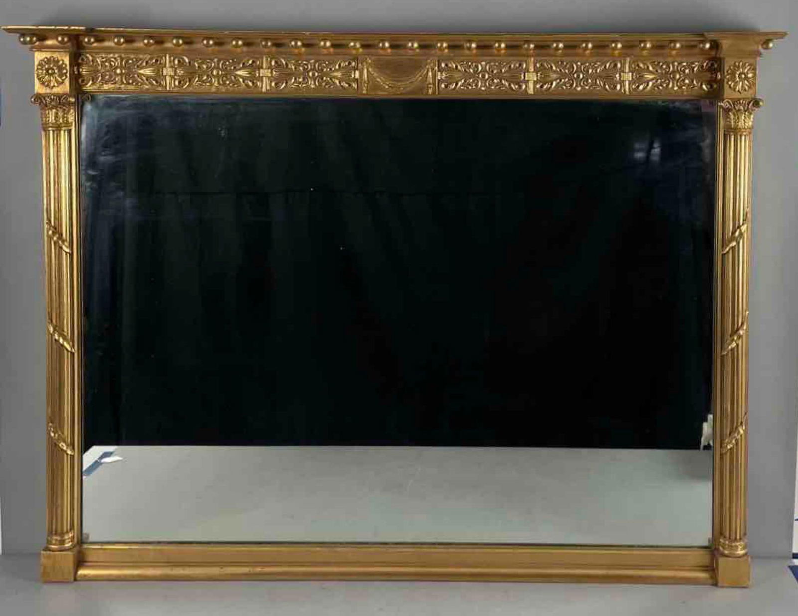 Regency Style Gilded Over-Mantel Mirror (1 of 3)