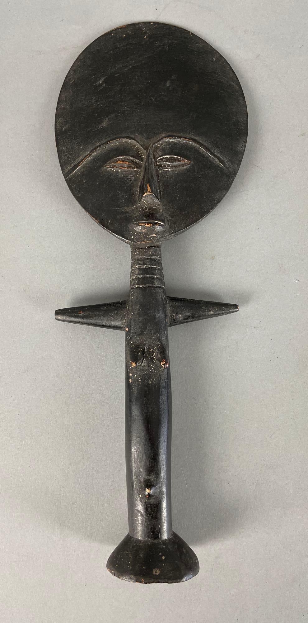 African Pente Tribe Carved Wood Fertility Figure (1 of 2)