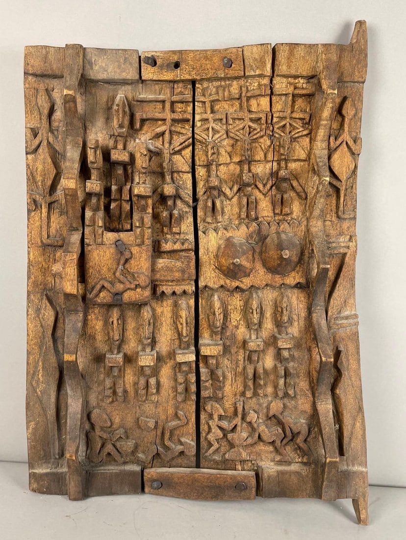 African Dogon Hand Carved Granary Door (1 of 3)
