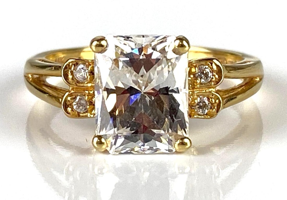 14K Gold CZ Ring (1 of 7)