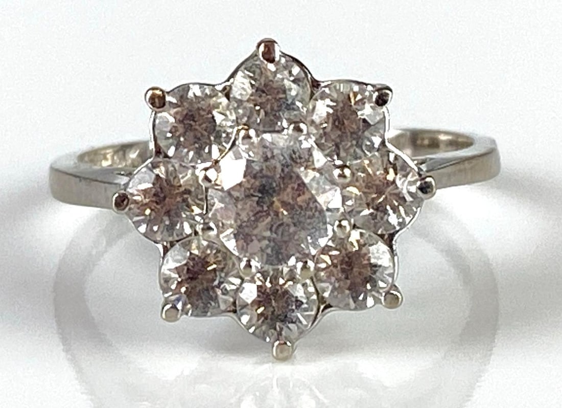 14K White Gold Clear Spinel Ring: In-House Shipping Option: If you would like to use our in-house shipping service, please select “Arrange My Own Shipping” when paying your invoice. After payment, our in-house shipping team