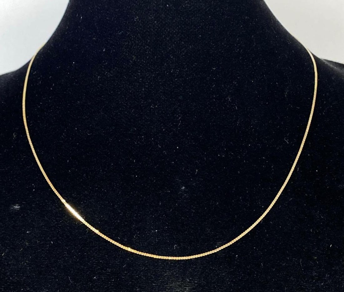 14K Gold Serpentine Chain Necklace (1 of 3)