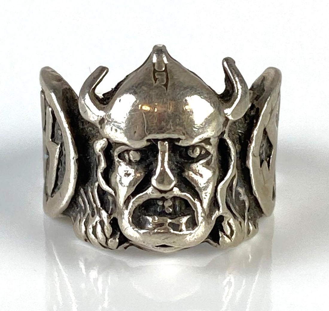 WW2 German Waffen SS Viking Division Sterling Silver Ring: In-House Shipping Option: If you would like to use our in-house shipping service, please select “Arrange My Own Shipping” when paying your invoice. After payment, our in-house shipping team