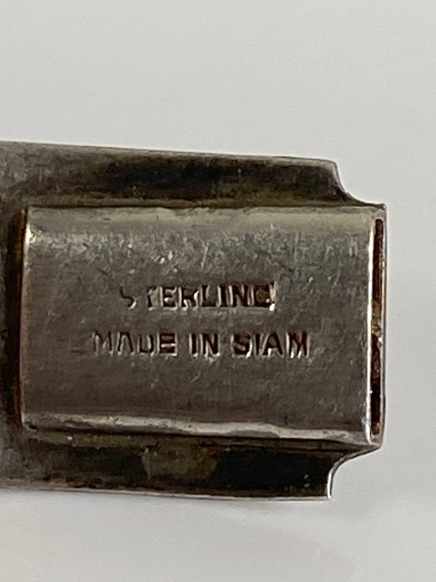 Siamese Sterling Silver Bracelet - 3