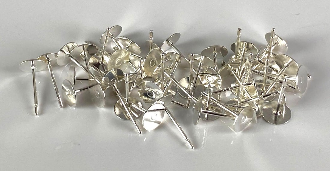 Group of Sterling Silver Earring Stud Posts (1 of 3)