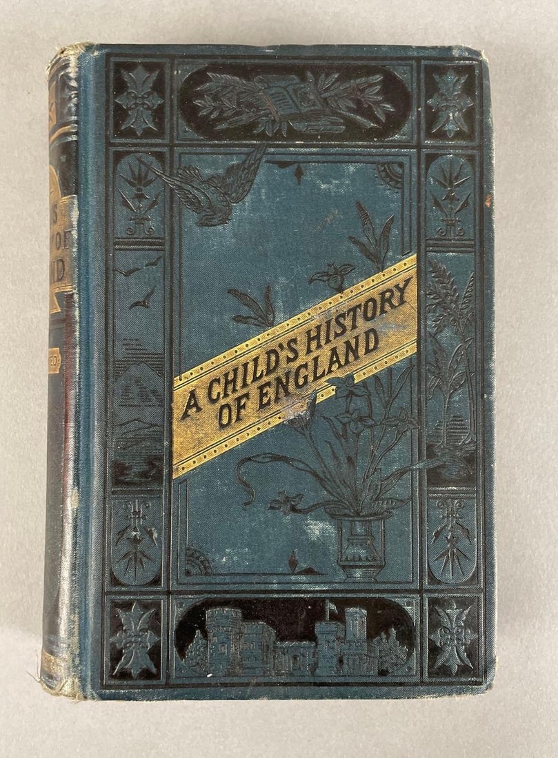 Antique Charles Dickens A Child's History of England Book (1 of 4)