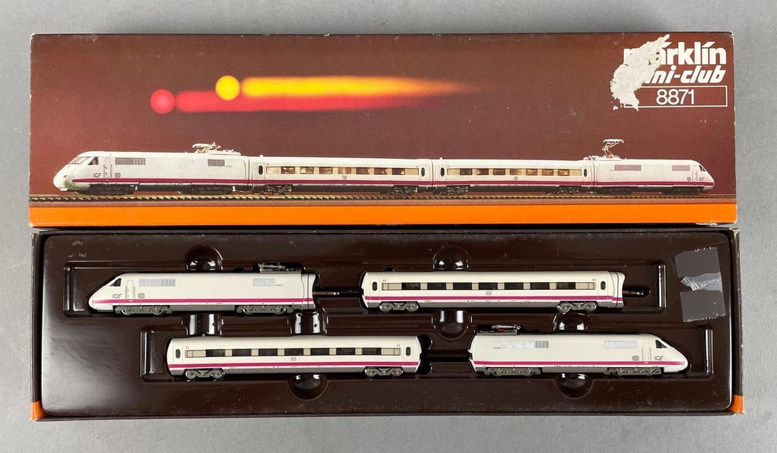 Marklin Mini-Club Z-Scale #8871 ICE Electric Train (1 of 2)