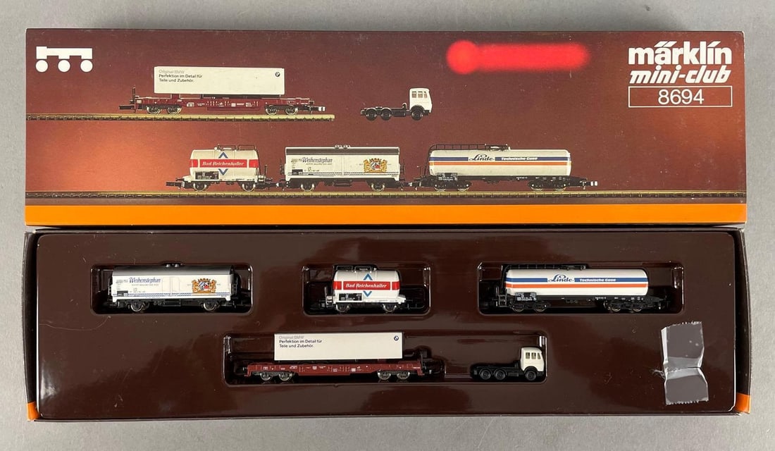 Marklin Mini-Club Z-Scale #8694 Linde Freight Car Set (1 of 1)