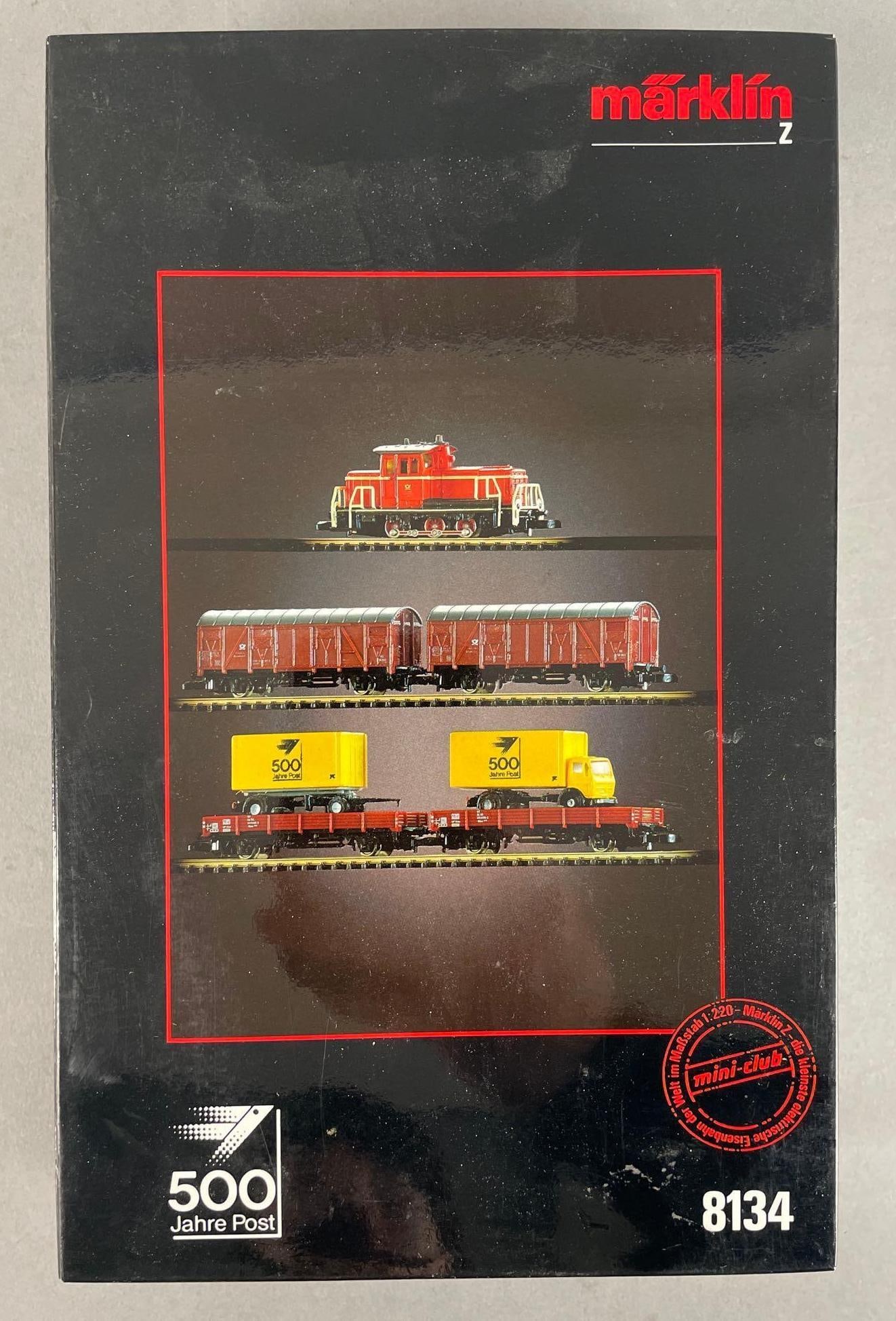 Marklin Mini-Club Z-Scale #8134 DB Postal Train Set (1 of 3)