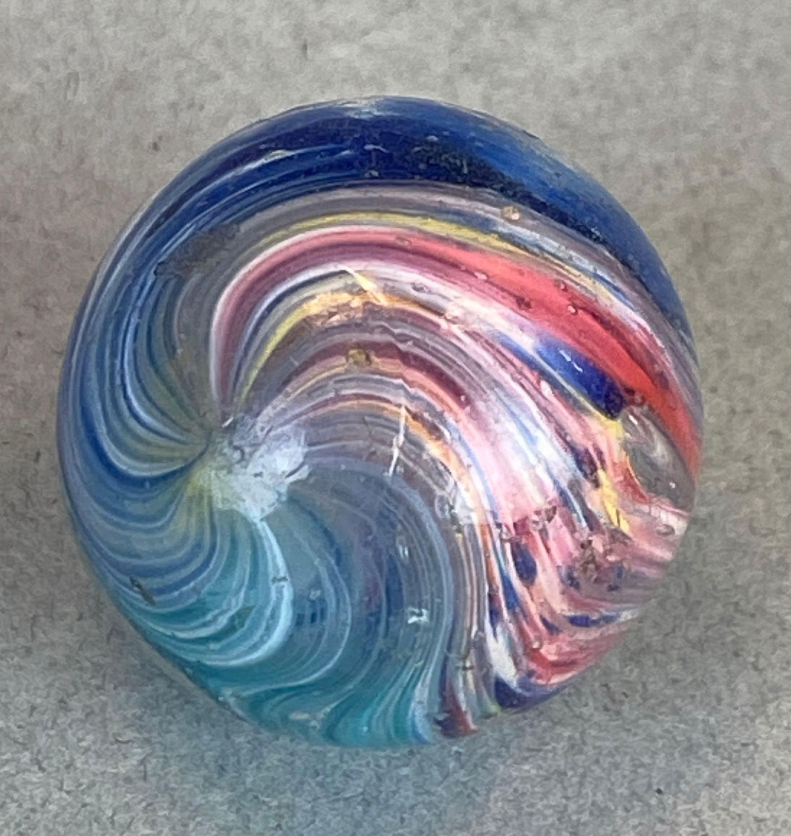 Antique German Onion Skin Glass Marble (1 of 2)