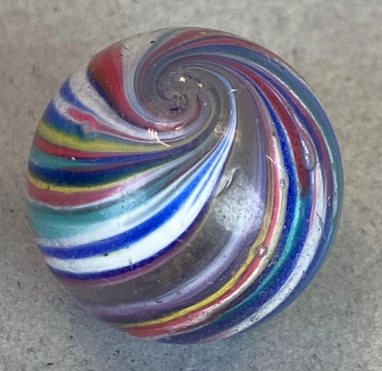 Antique German Onion Skin Glass Marble (1 of 2)