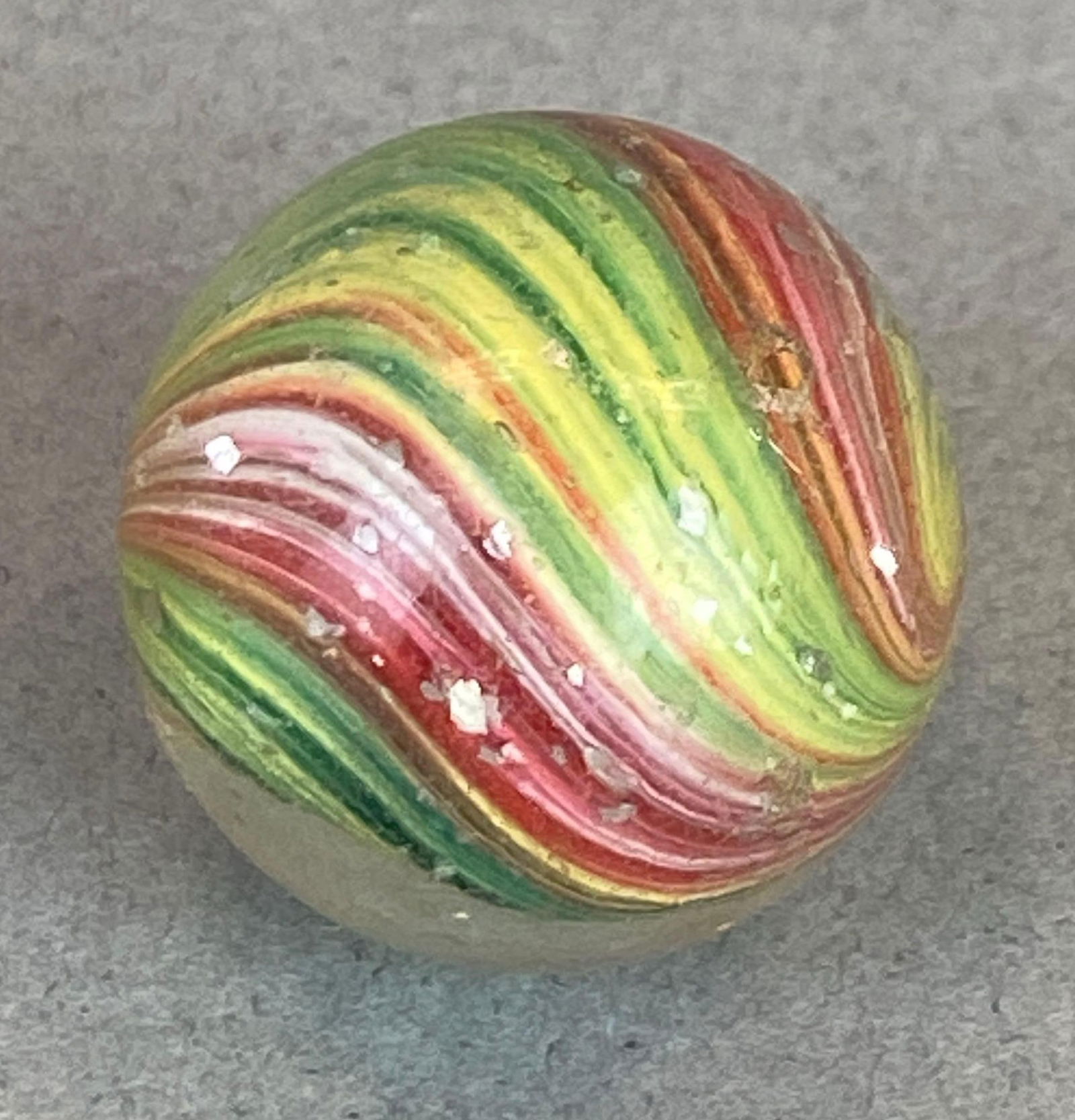 Antique German Onion Skin Glass Marble (1 of 2)