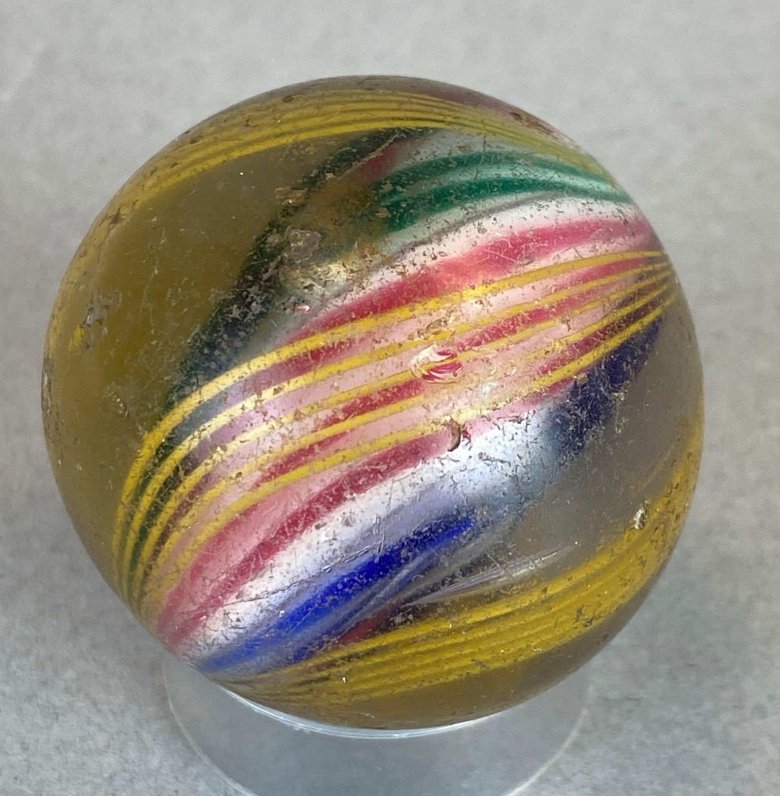 Antique German Swirl Glass Marble (1 of 3)