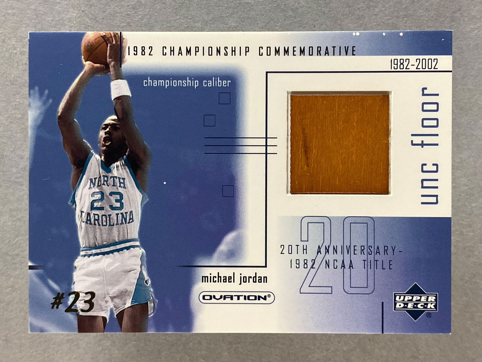 2001 Upper Deck Ovation UNC Floor Michael Jordan #MJF4 (1 of 2)
