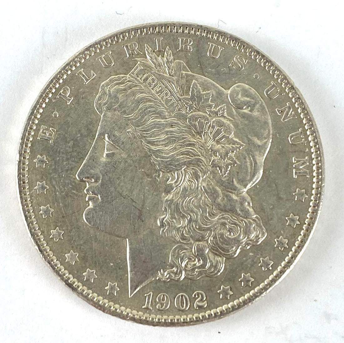1902 US Morgan Silver Dollar (1 of 2)