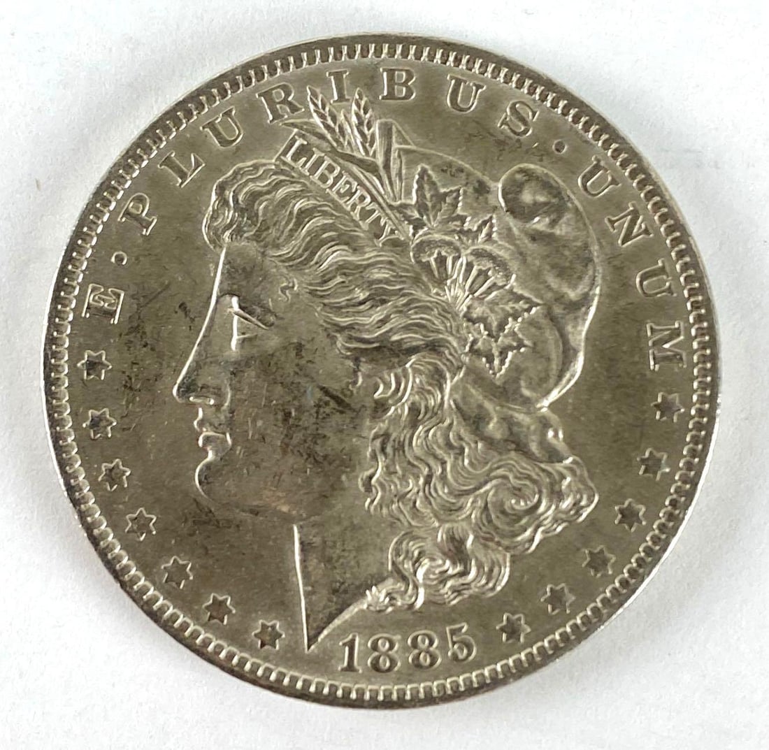 1885 US Morgan Silver Dollar (1 of 2)