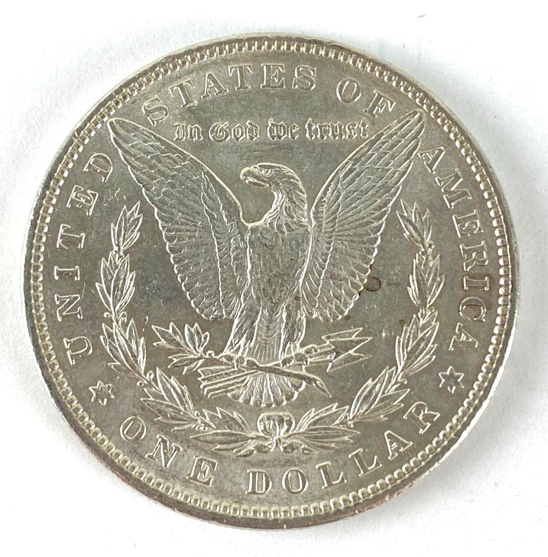 1896 US Morgan Silver Dollar - 2
